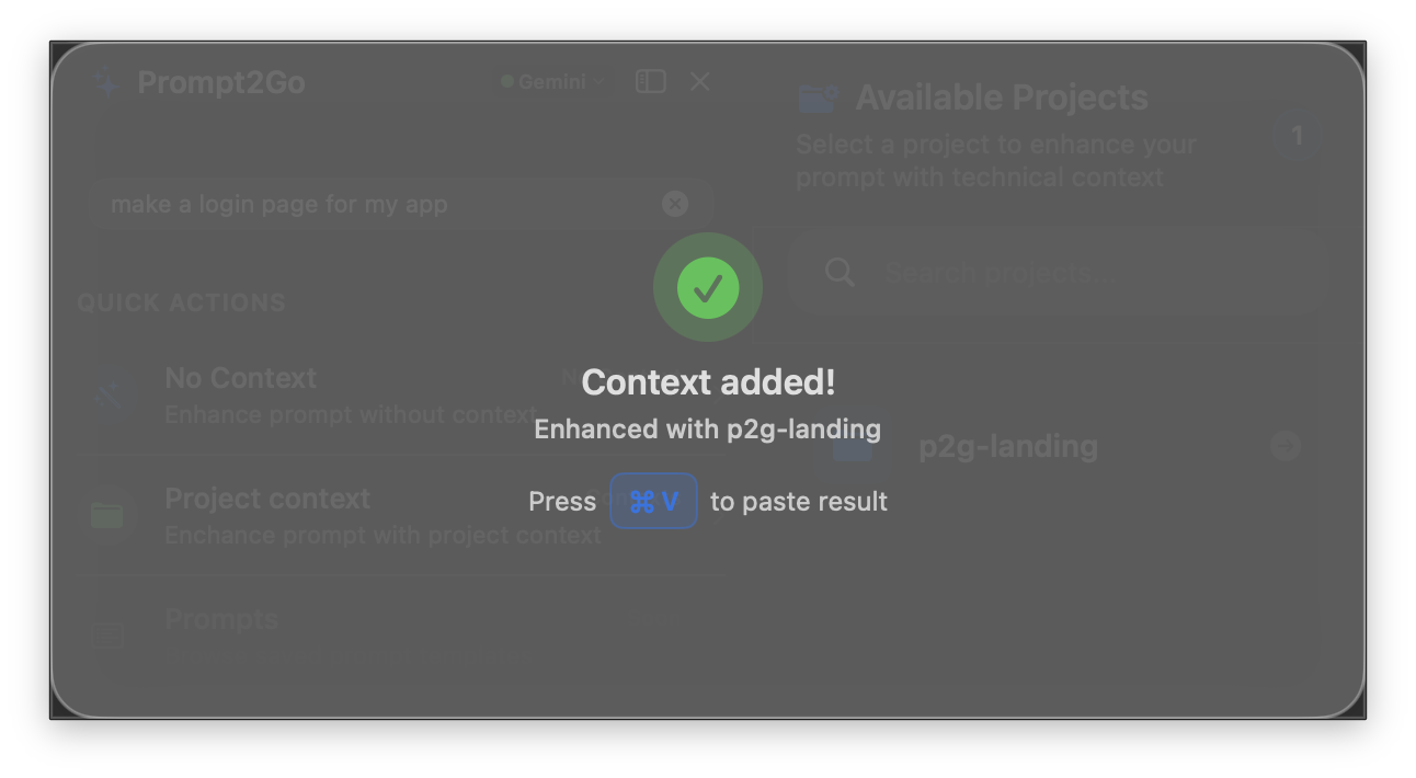 Step 3: Generate Prompt